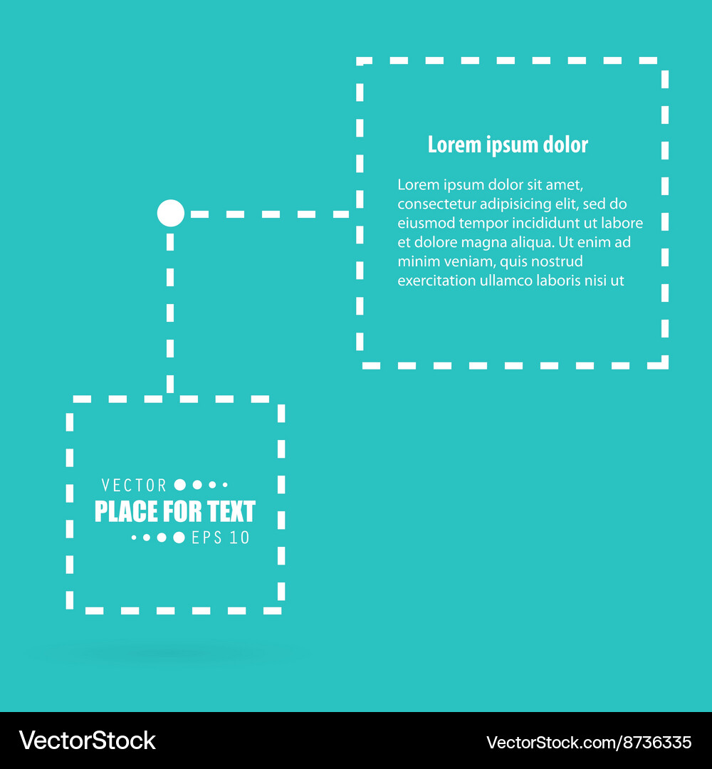 Abstract concept empty speech square quote Vector Image