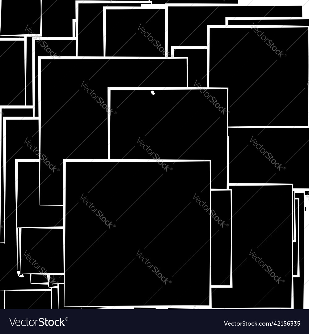 Abstrakte überlappende Quadrate Muster Vector Image Abstrakte überlappende Quadrate Muster