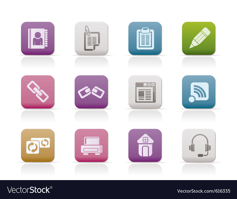 Internet and website icons