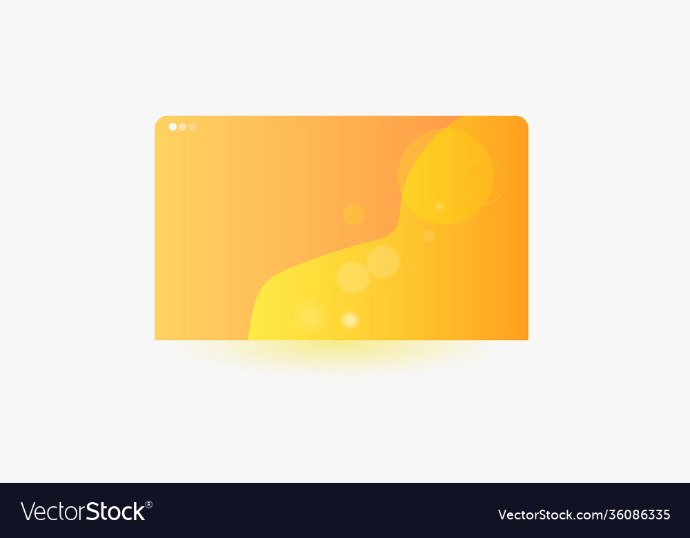 Modern web browser window internet empty page ui