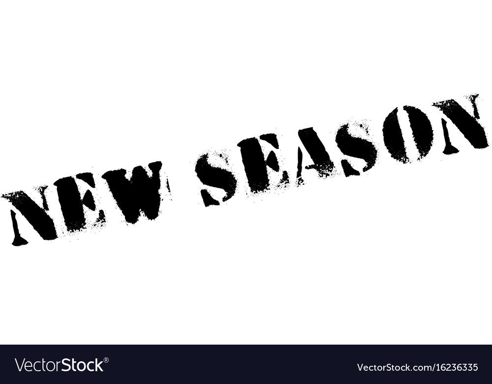 New season rubber stamp