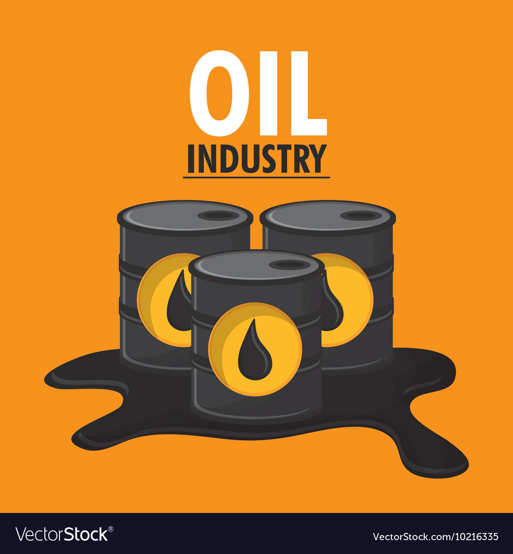 Oil industry production petroleum icon