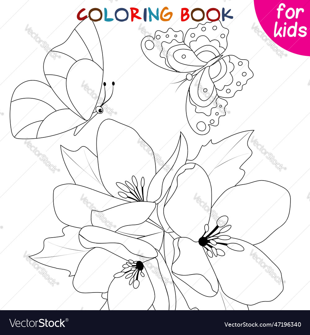 Butterflies collection flutter over