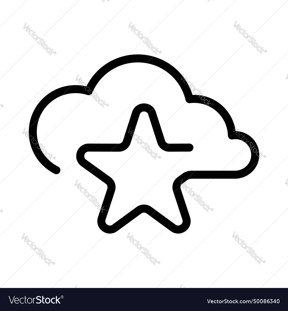 Cloud service icon computing
