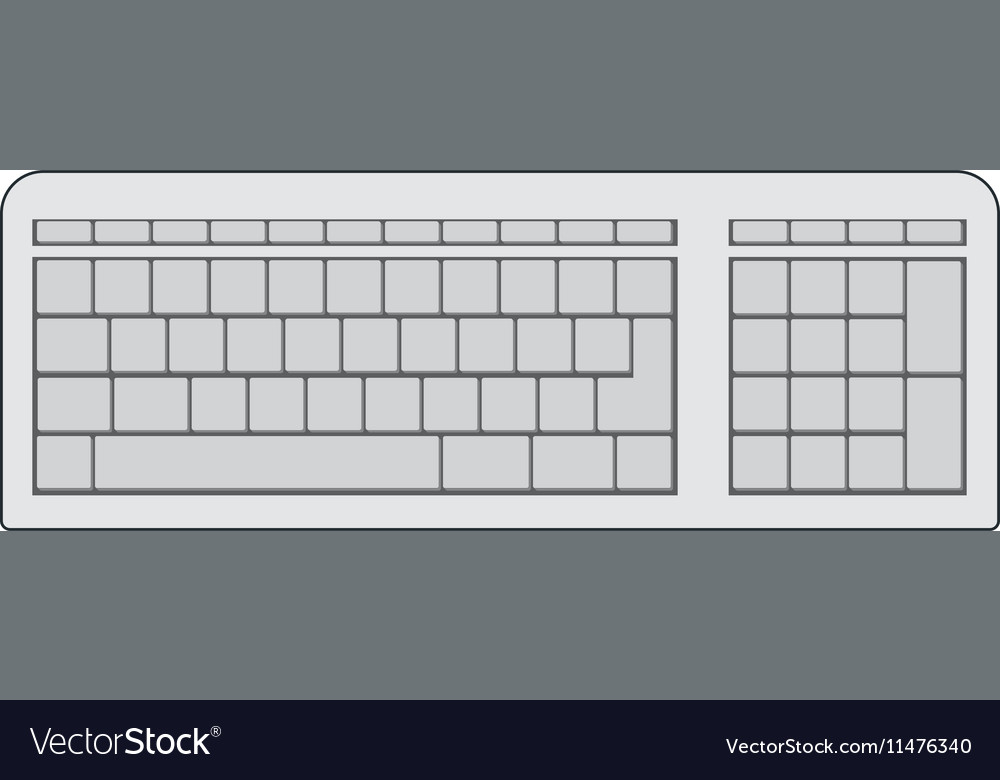 Isolated keyboard device design