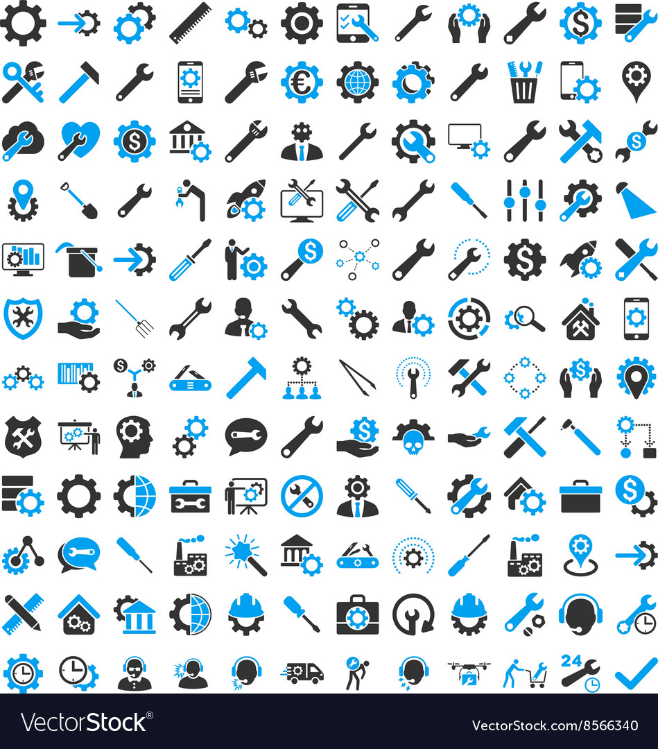 Options and service tools icons