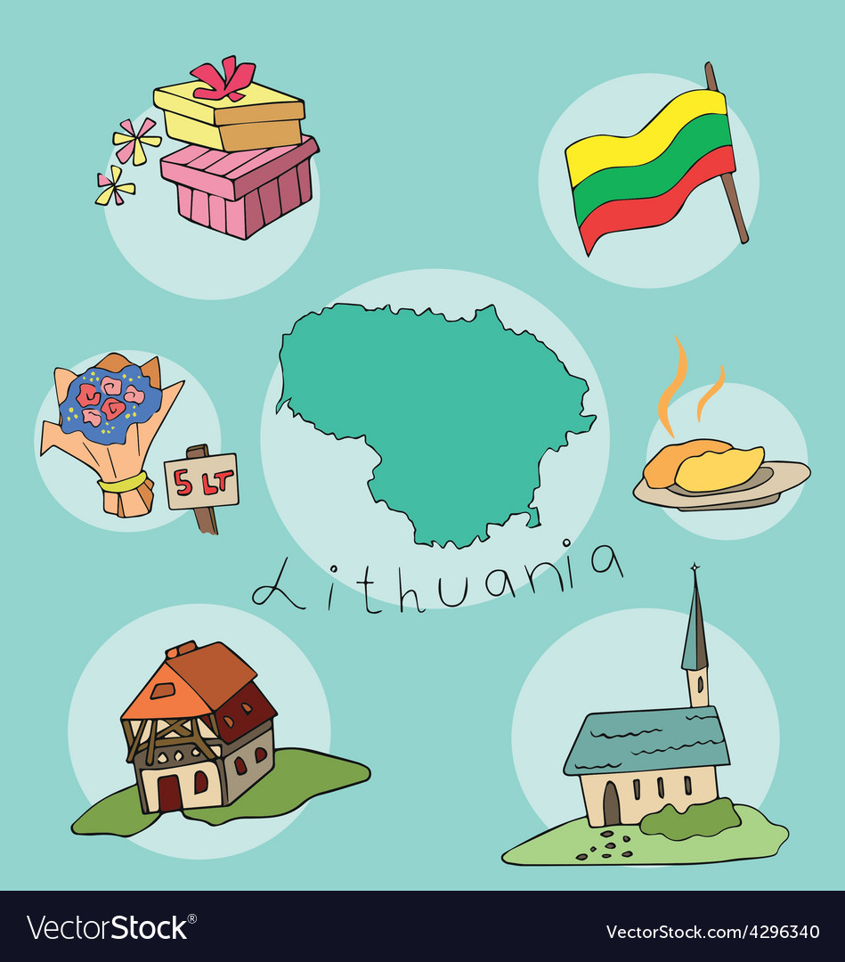 Set of national profile the lithuania