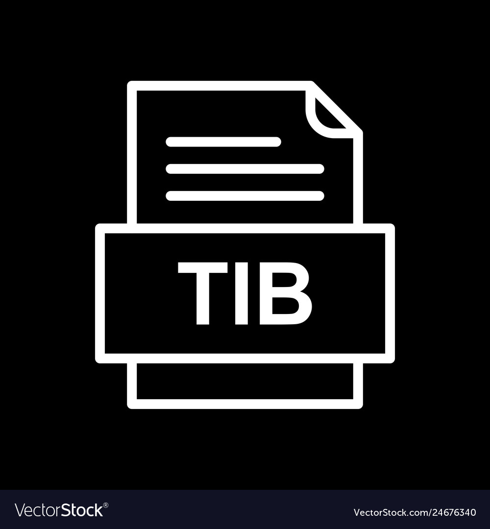 Tib file document icon