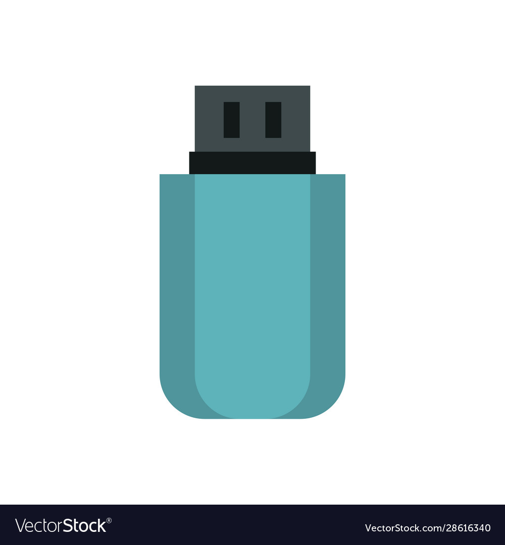 Usb memory flash isolated icon Royalty Free Vector Image