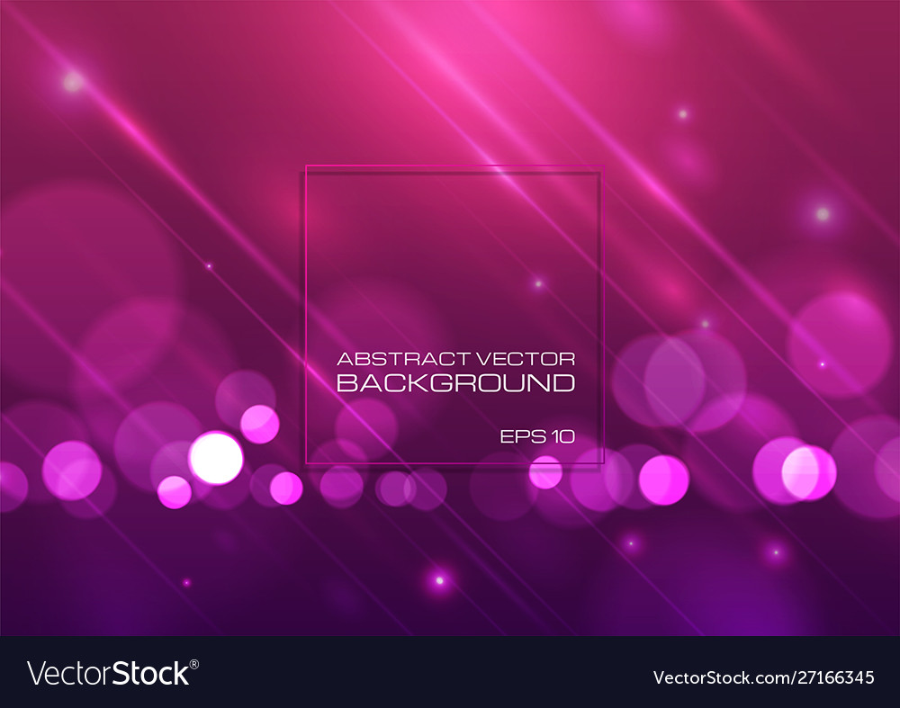 Abstract bokeh light colorful background vector image Abstract bokeh light colorful background