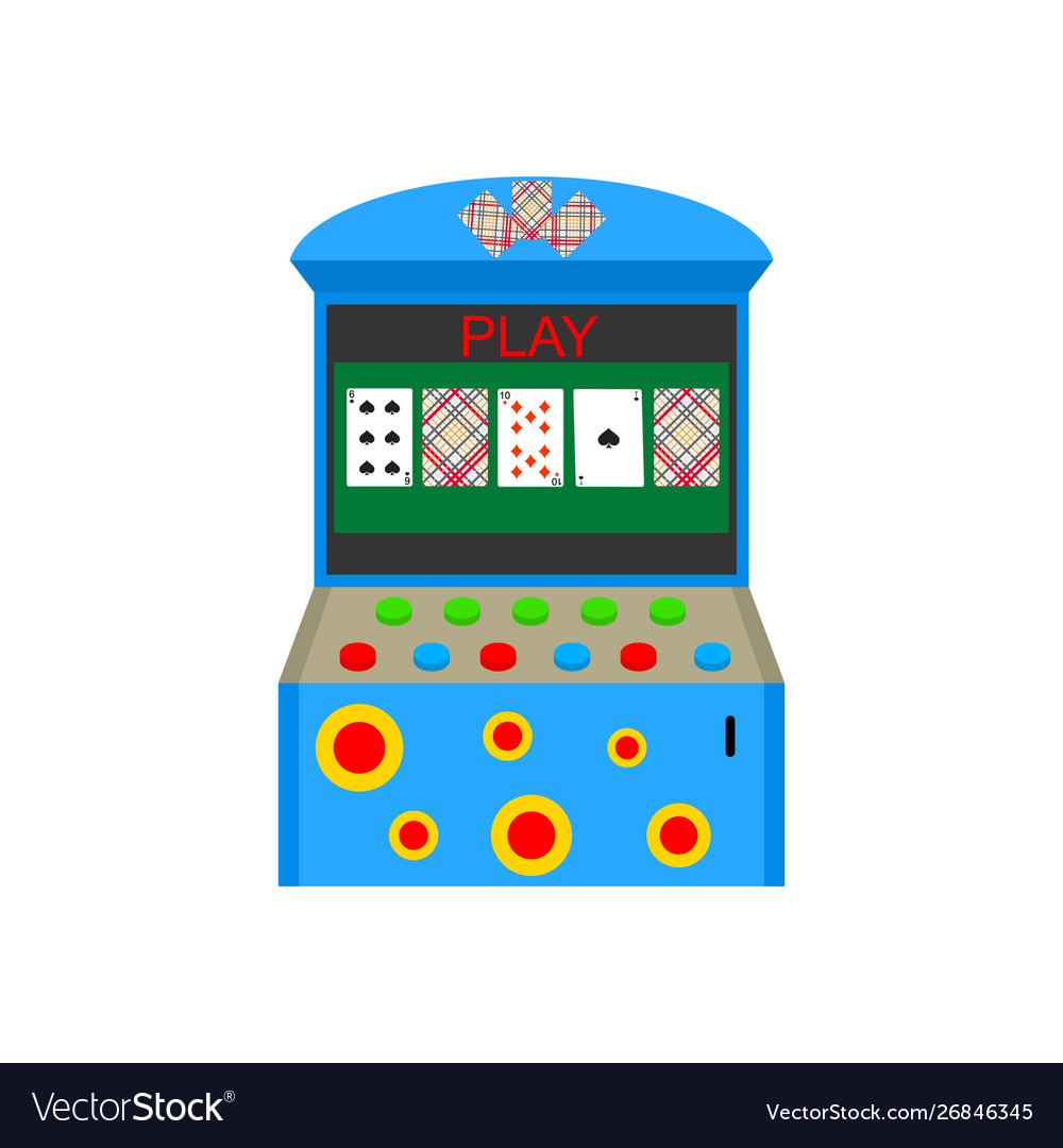 Cartoon color game machine and card