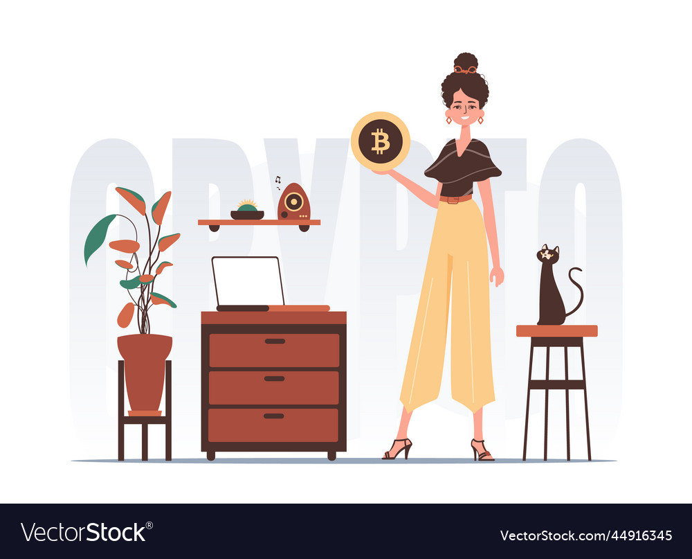 Concept of mining and extraction bitcoin