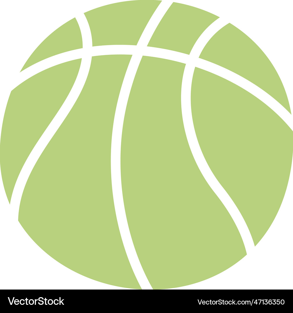 Basketball ball icon Royalty Free Vector Image