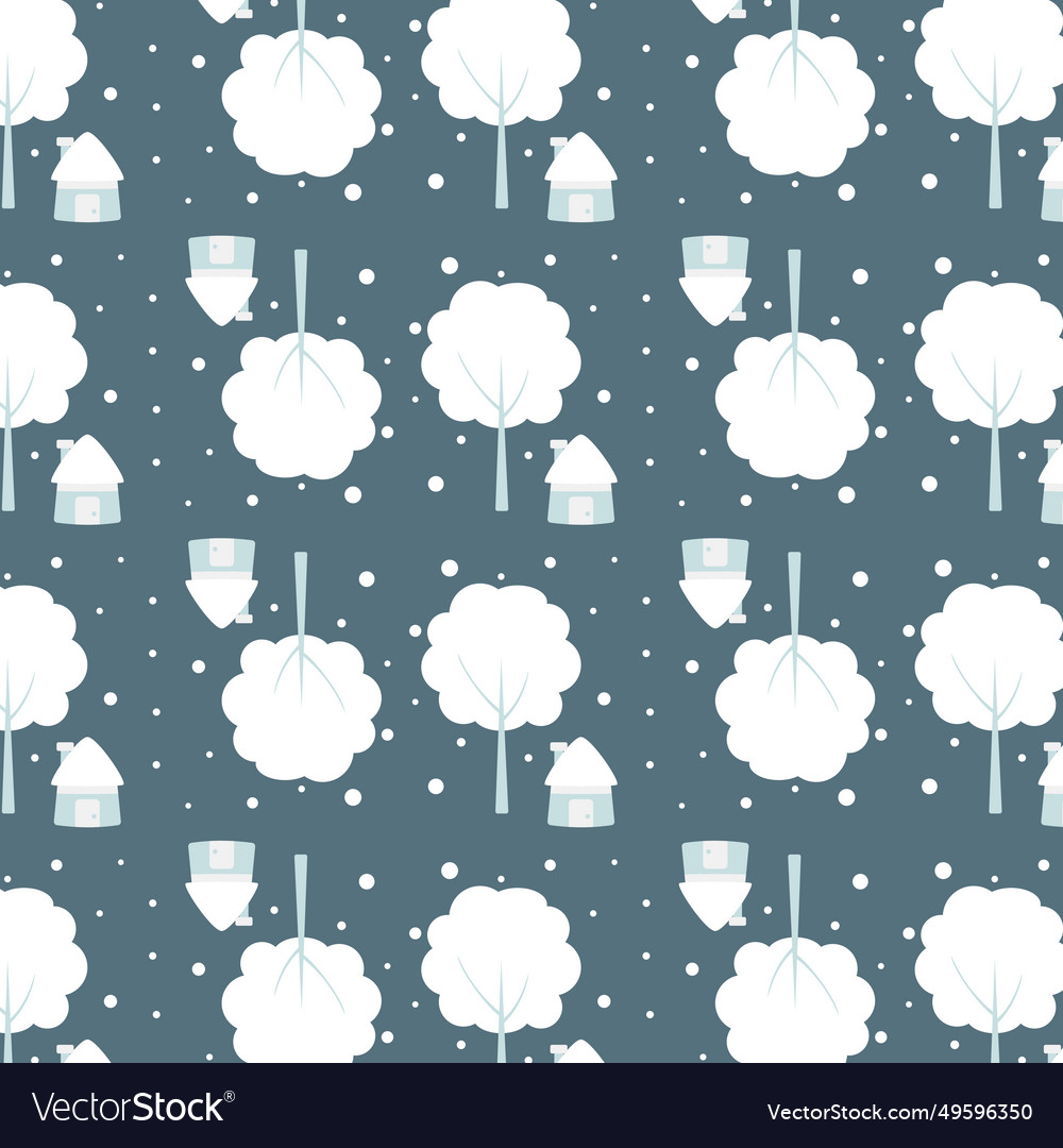 Colored winter pattern background