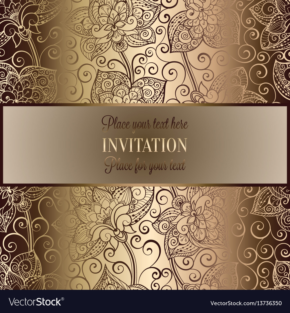 Elegante viktorianische Damask Hintergrund