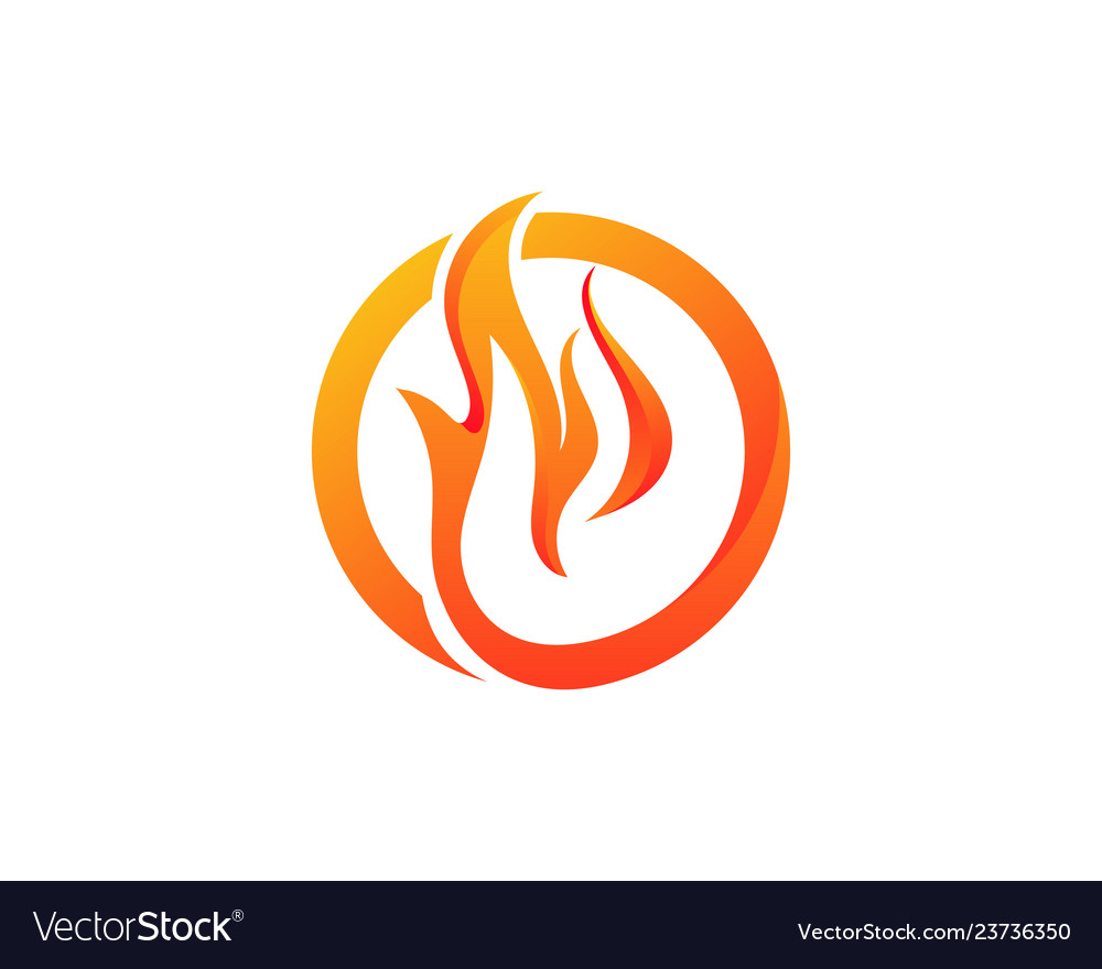 Fire flame Royalty Free Vector Image - VectorStock