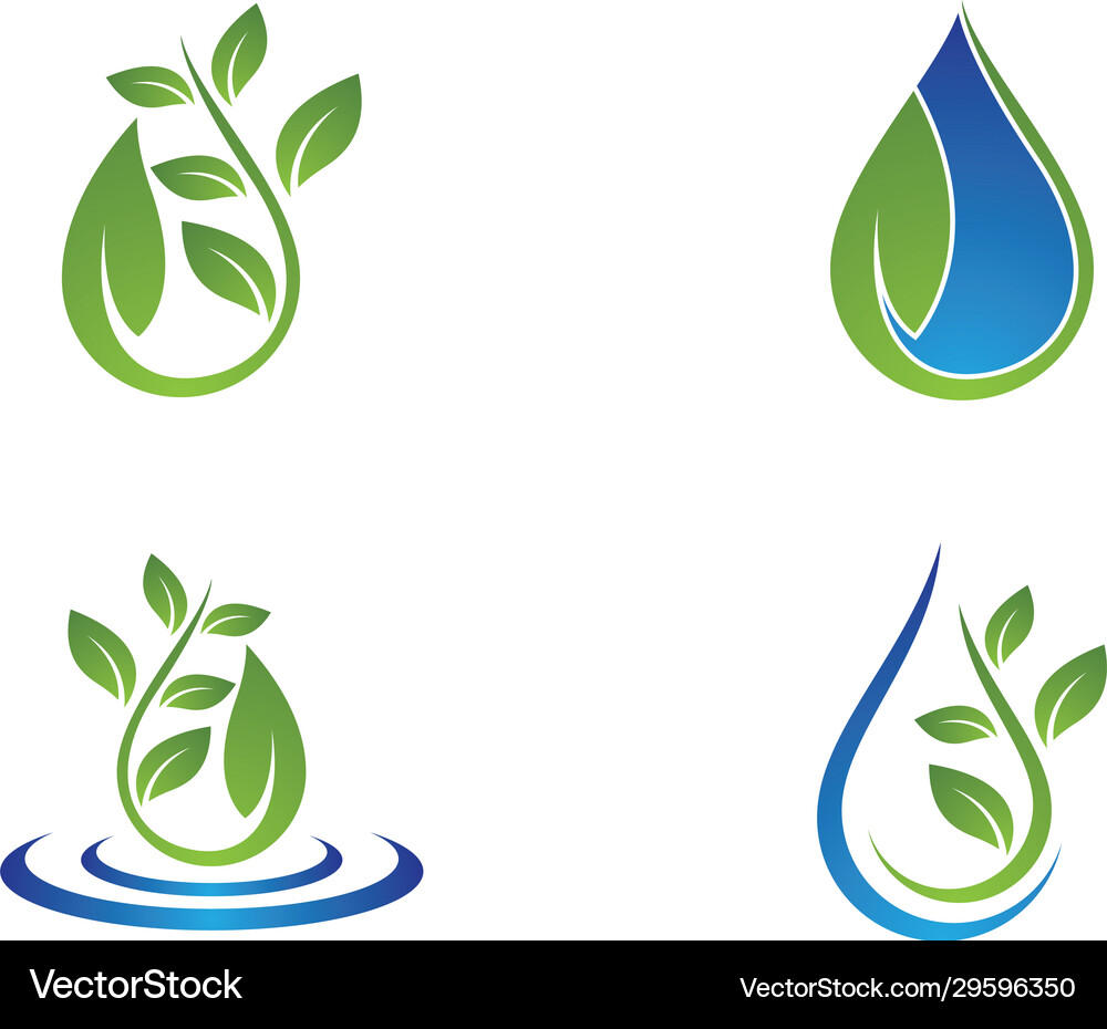 Leaf logo icon Royalty Free Vector Image - VectorStock