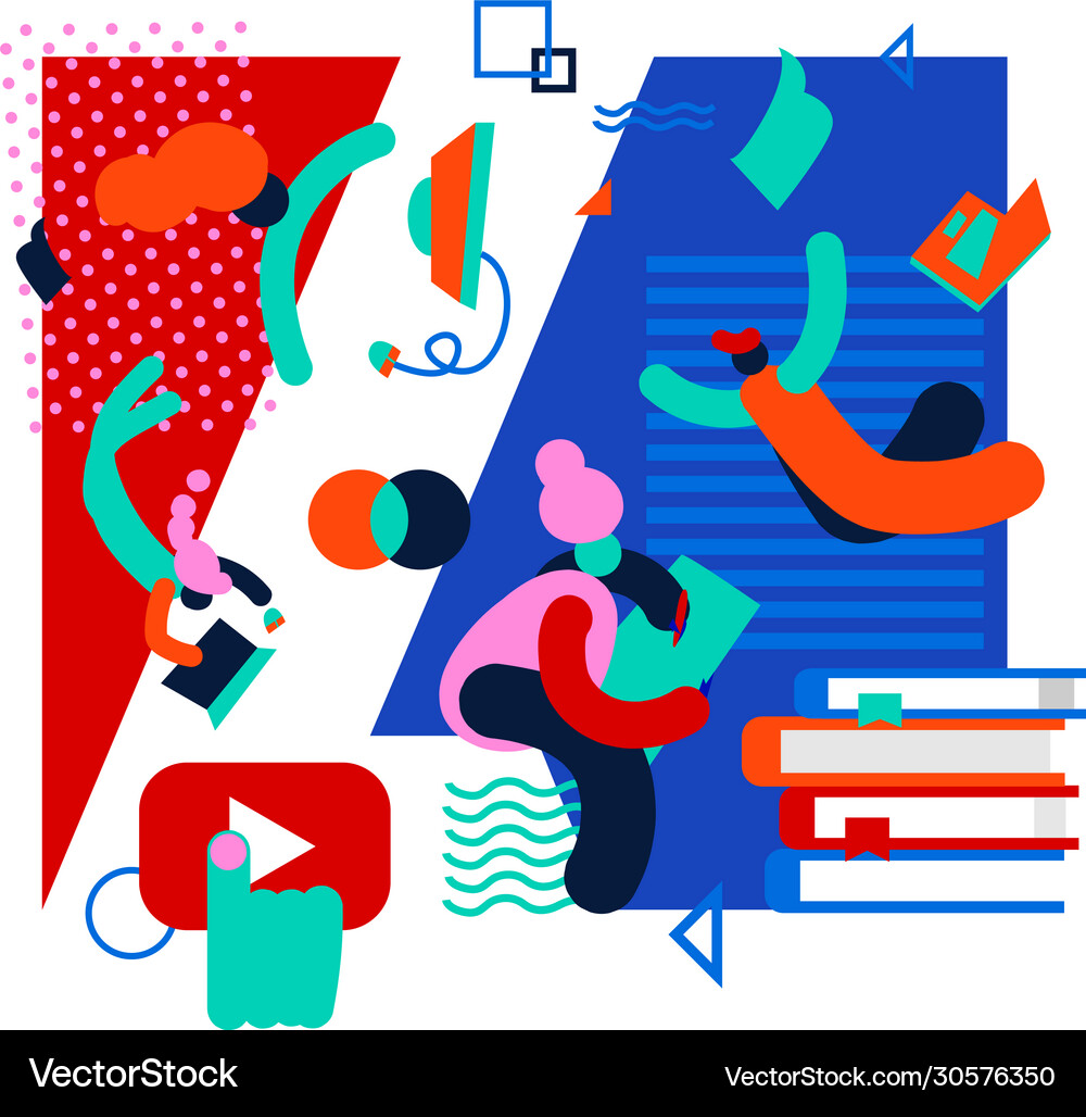 Online Training E Learning Royalty Free Vector Image