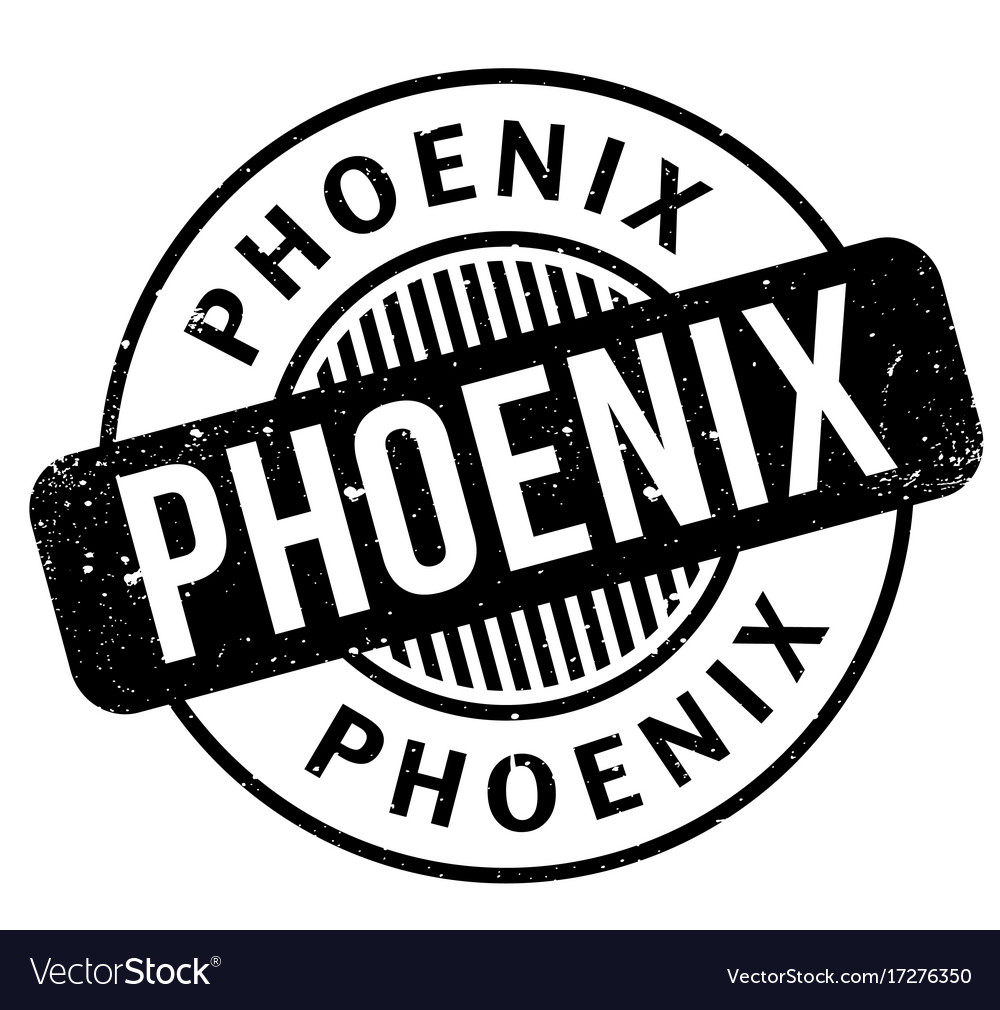 Phoenix rubber stamp