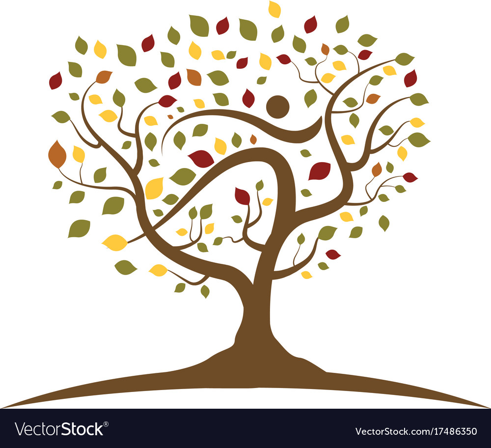 Tree icon logo template