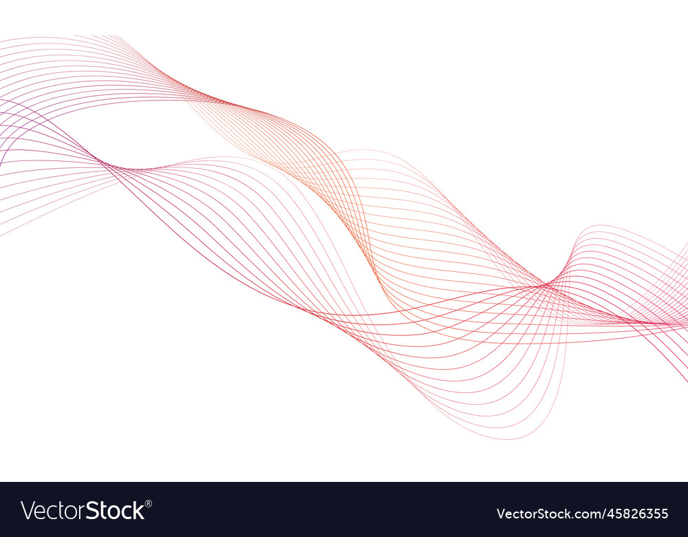Abstract colorful wave element for design vector image Abstract colorful wave element for design