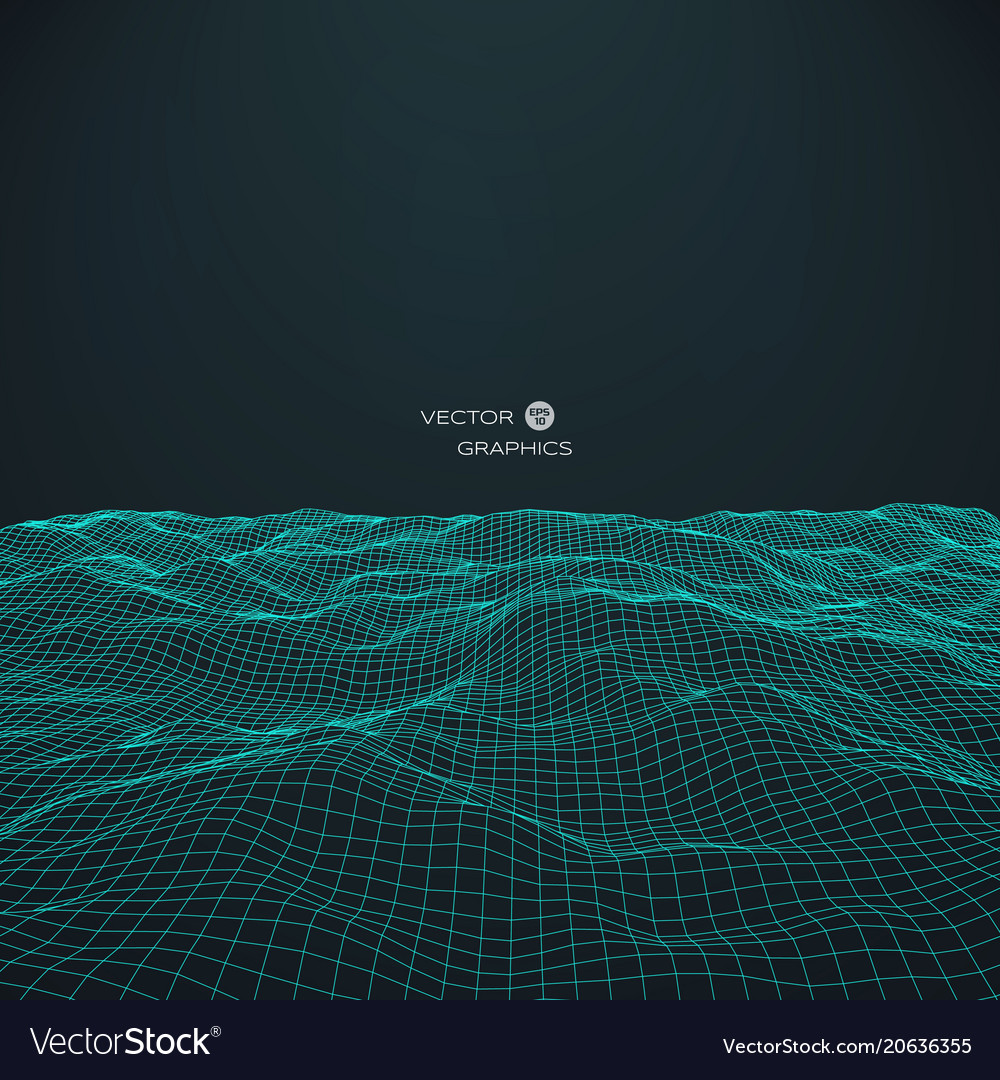 Abstract landscape Royalty Free Vector Image - VectorStock
