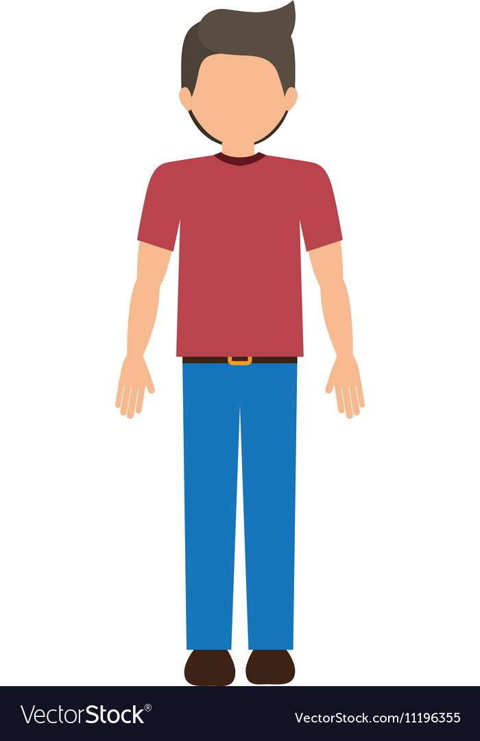 Avatar man cartoon Royalty Free Vector Image - VectorStock