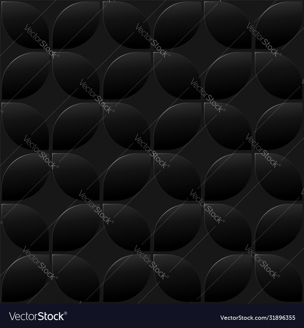 Black abstract emboss seamless pattern