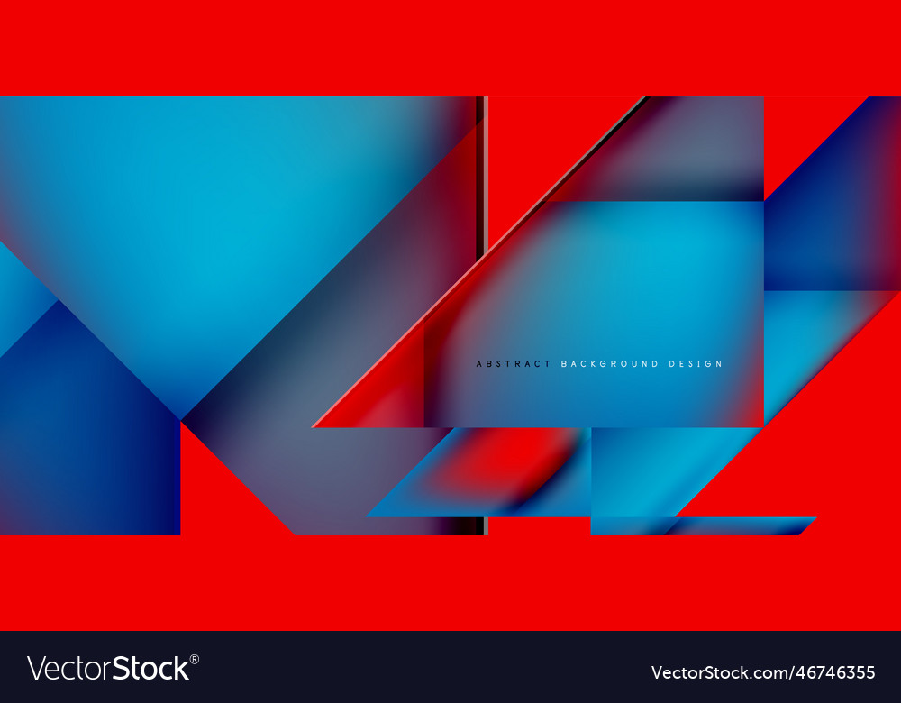 Dynamic triangle design with fluid gradient colors