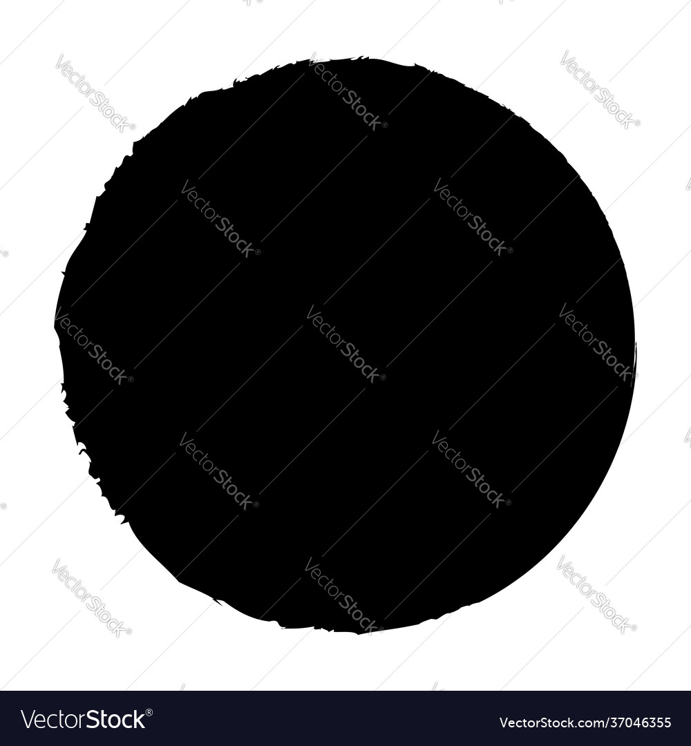 Grungy circle blob blotch