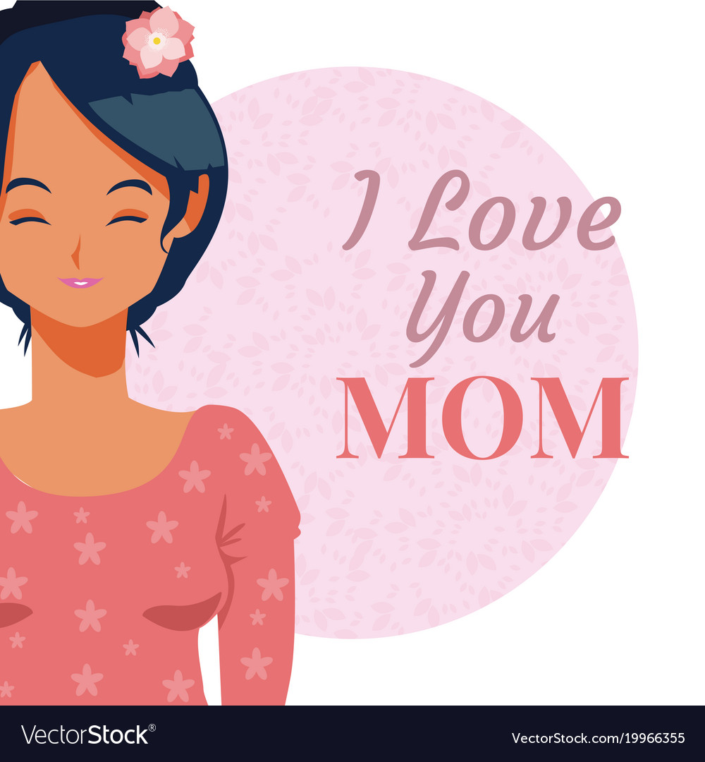 Happy mothers day cartoon