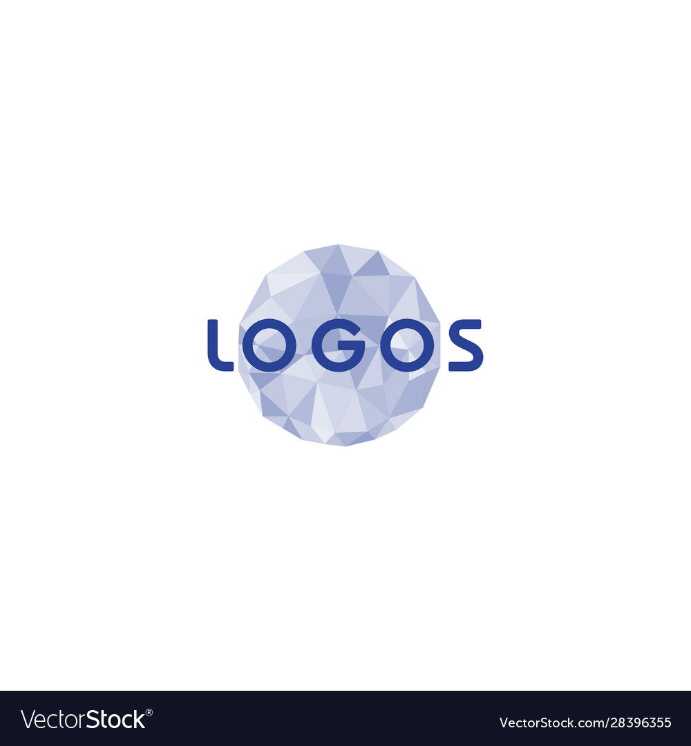 Isolated round abstract composition vector image Isolated round abstract composition
