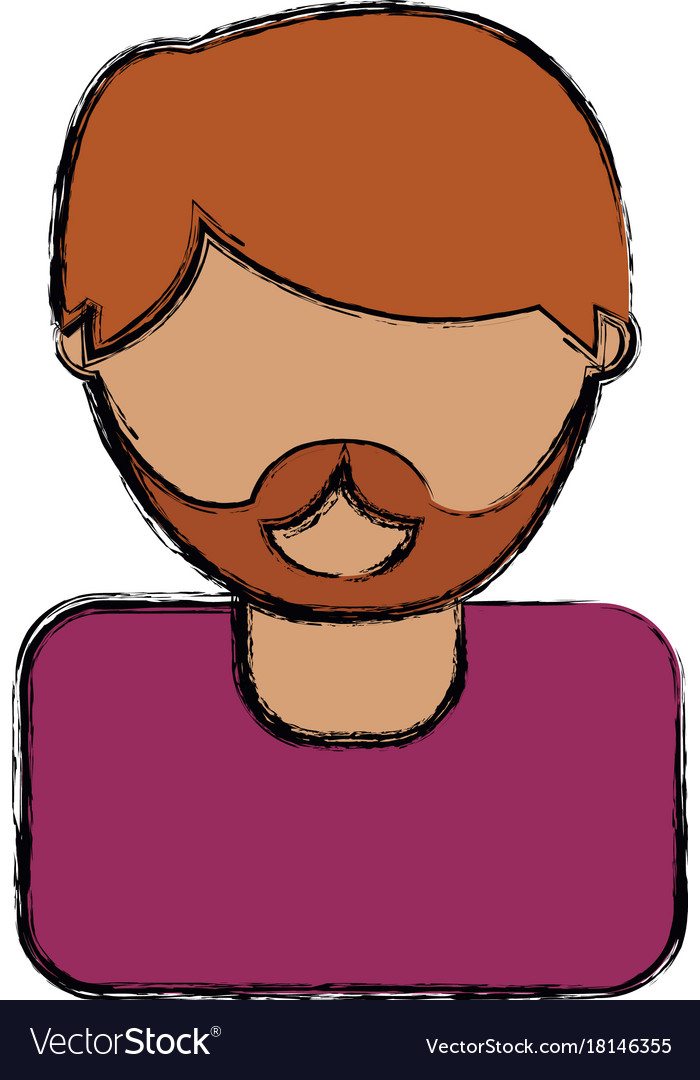 Man face Royalty Free Vector Image - VectorStock