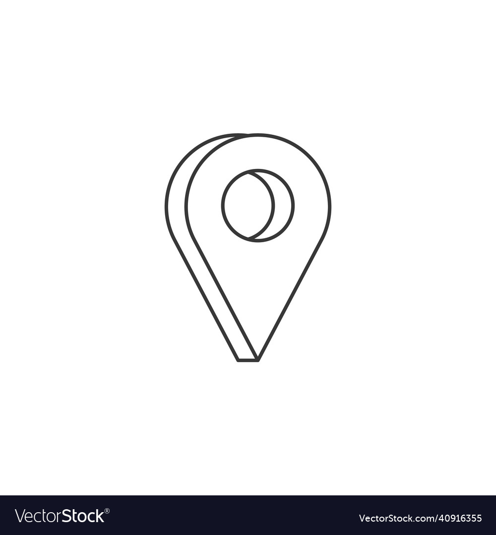Pointer icon in trendy flat style stock Vector Image Pointer icon in trendy flat style stock