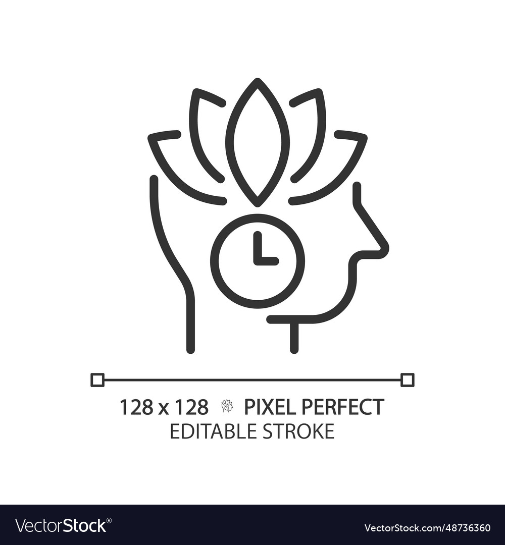 2d customizable thin linear black self control Vector Image 2d customizable thin linear black self control