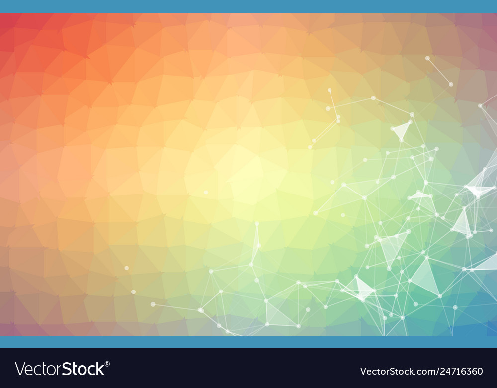 Abstract colorful polygonal space background