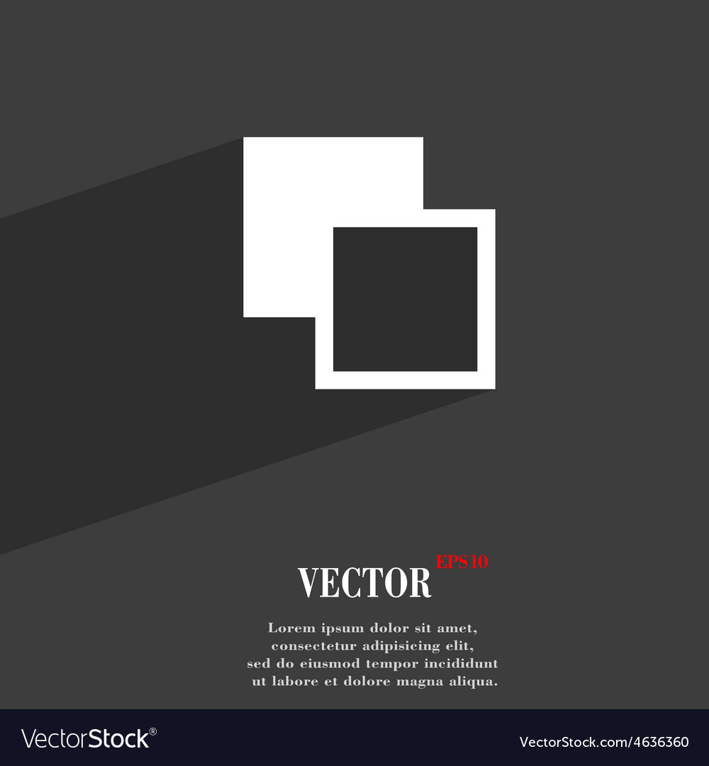 Active color toolbar icon symbol flat modern web