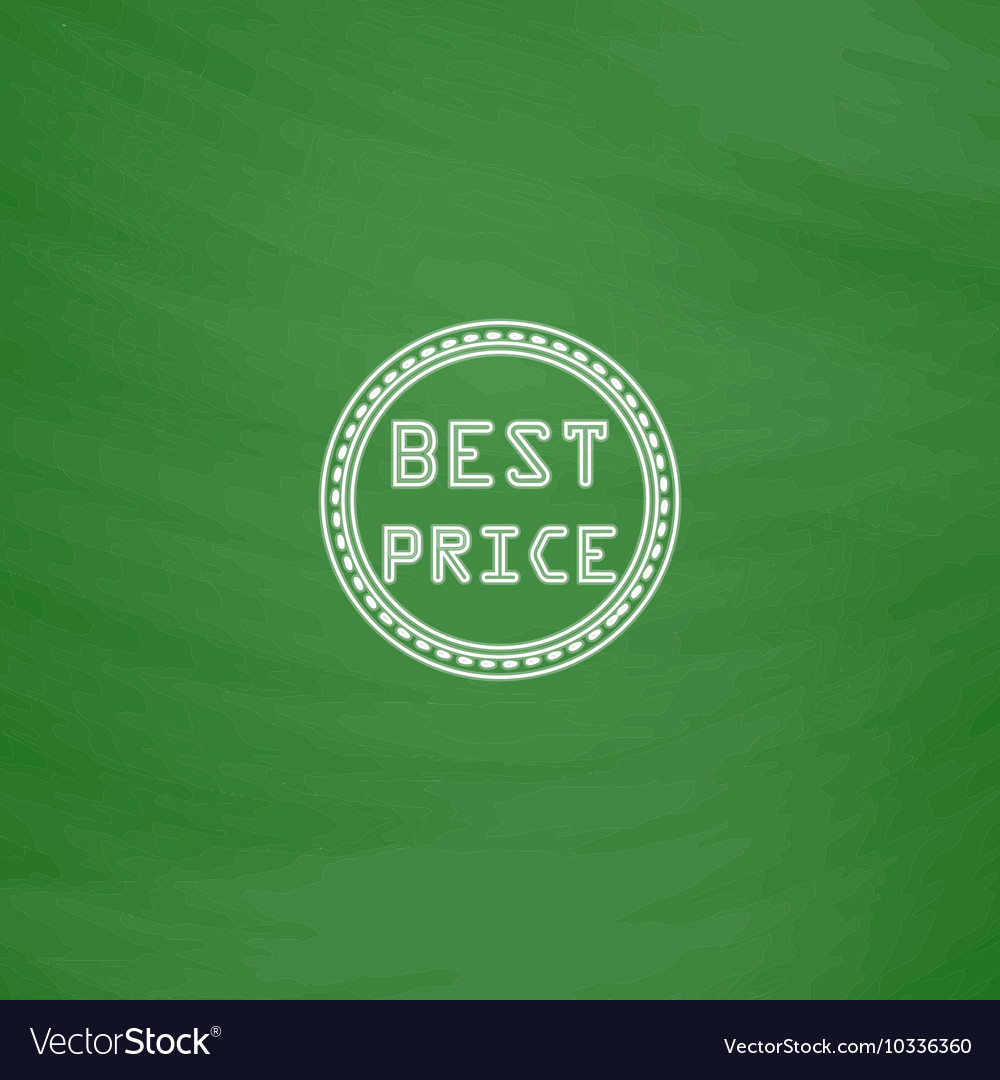 Best price computer symbol Royalty Free Vector Image