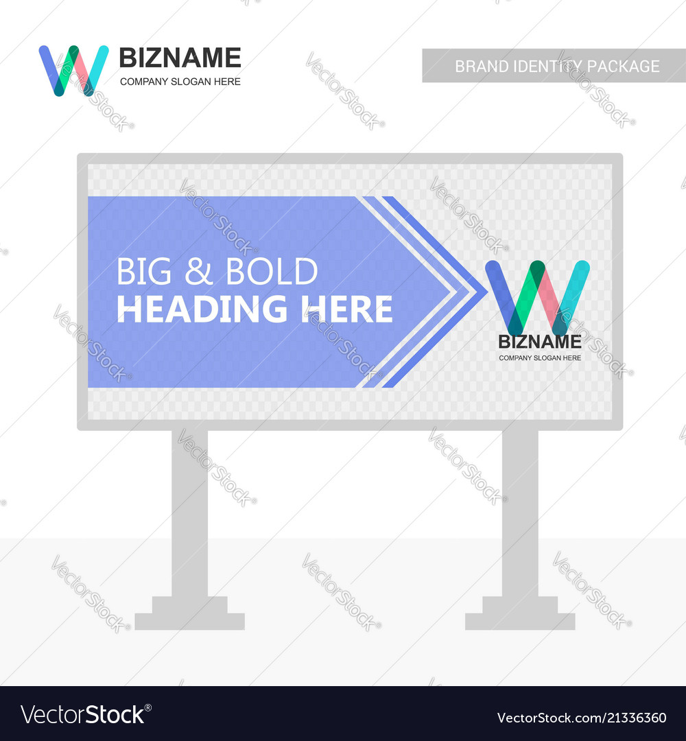 Business Bill Board Design mit Logo und kreativ
