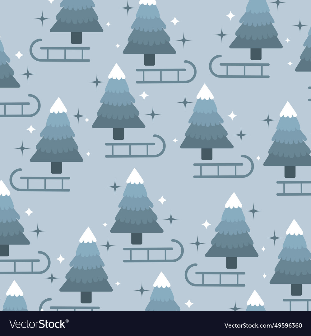 Colored winter pattern background