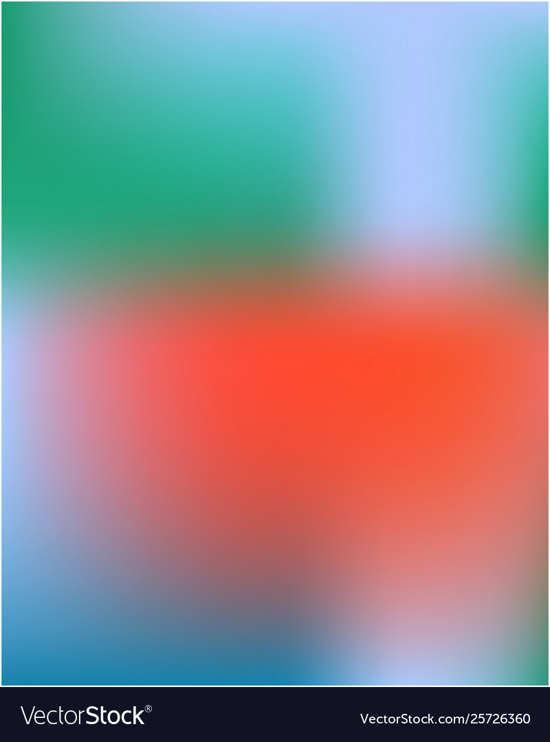 Gradient mesh painted in different colors