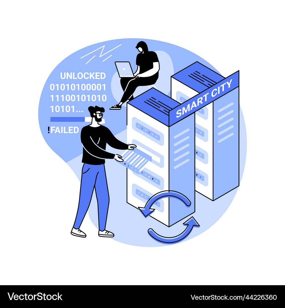 Key management isolated cartoon Royalty Free Vector Image