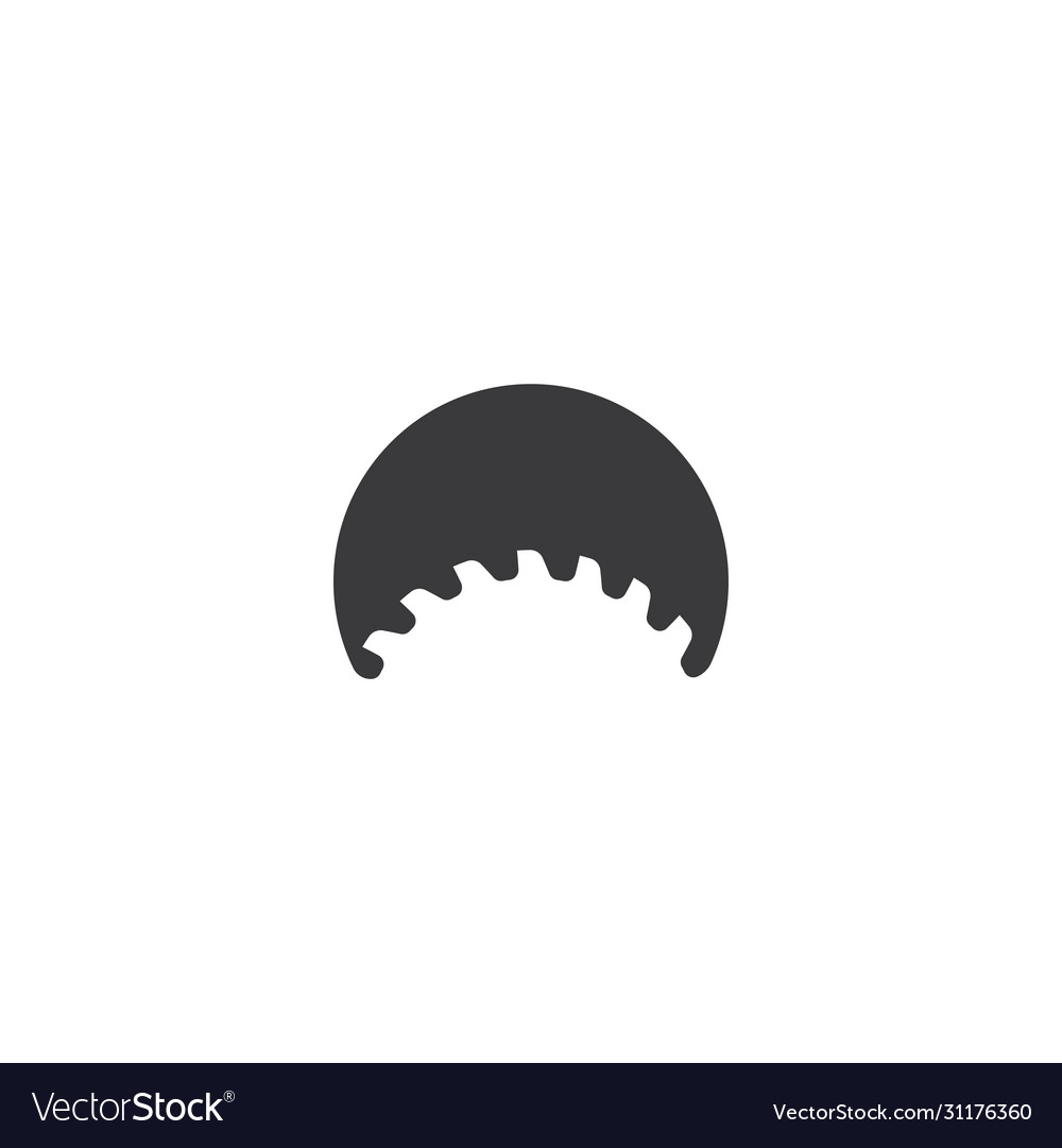 Metal saw logo Royalty Free Vector Image - VectorStock