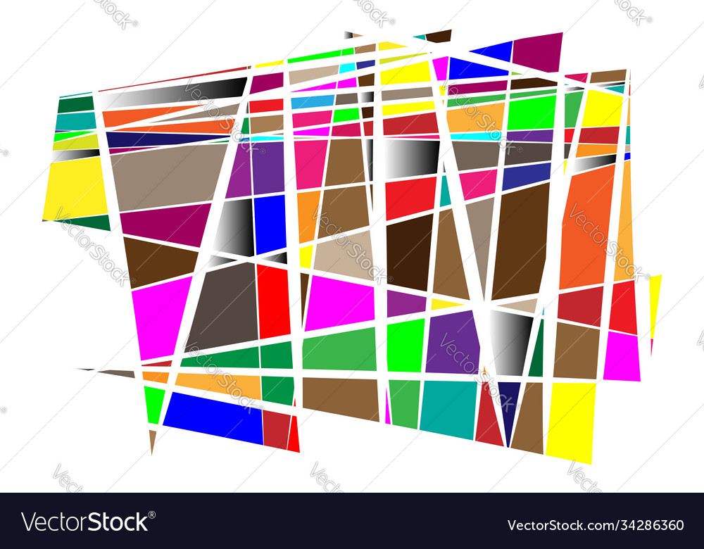 Noise glitch concept abstract colorful random vector image Noise glitch concept abstract colorful random