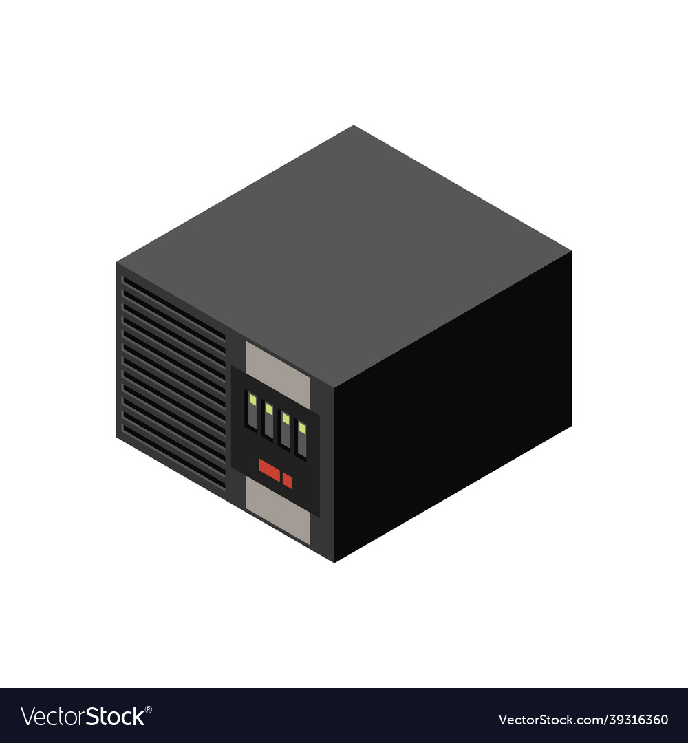 Ups power supply vector image Ups power supply