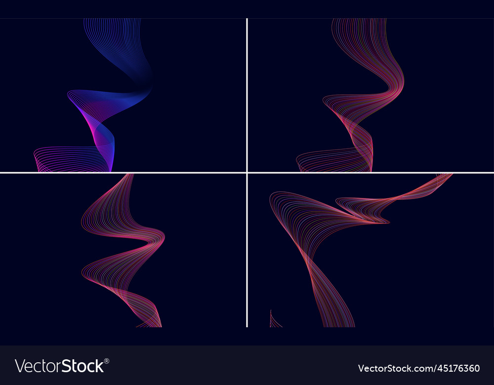 Use these backgrounds to create dynamic designs Vector Image Use these backgrounds to create dynamic designs