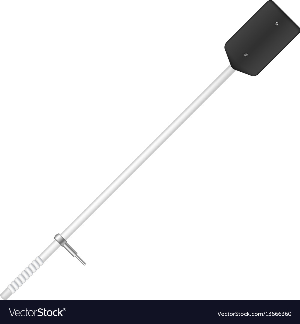 Vintage Black and White Oar