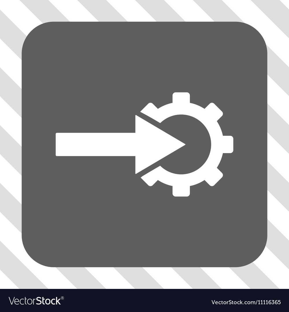 Cog integration rounded square button