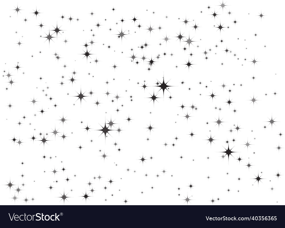 Fireworks star random source stream falling vector image Fireworks star random source stream falling