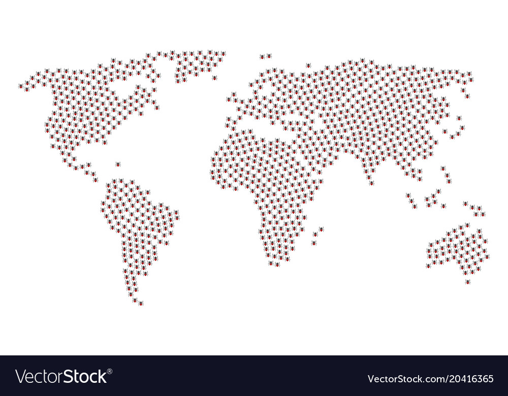 Global atlas pattern of mite tick items
